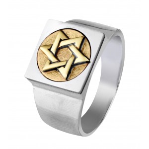 Star of David Ring in Sterling Silver by Rafael Jewelry Jewish Rings