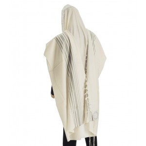 Hermonit Wool Tallit with Coloured Stripes Default Category